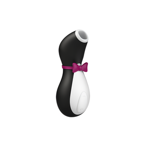 Satisfyer Penguin Air Pulse Clitoris Stimulator - Zwart/Wit