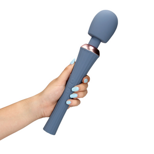 Loveline Wand Vibrator met Stil Handvat - Zwart