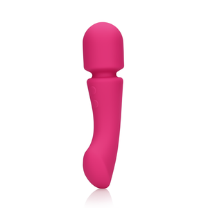 'UltraSoft Wand Vibrator Dubbelzijdig 20 cm - Zwart'