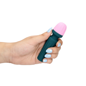 Loveline by Shots Mini Wand Vibrator - Krachtige Trillingen - Zwart'