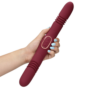 Loveline Dubbelzijdige Oplaadbare Thrusting Vibrator - Roze