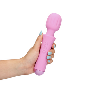 Loveline Mini Wand Vibrator - Krachtige Trillingen - Paars