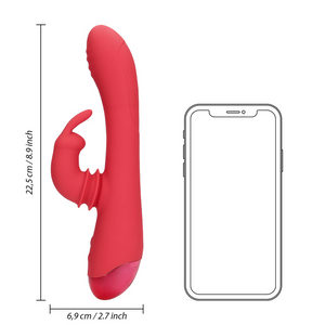 Loveline Rabbit Vibrator Met Swingfunctie - Paars