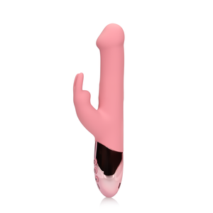 Loveline Rabbit Vibrator Met Roterende Kralen - Paars