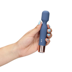 'Mini Wand Vibrator - Oplaadbaar en Waterbestendig - Zwart'