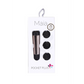 'Rose Gold Black Pocket Vibrator - 10 Snelheden & 3 Siliconen Tips'