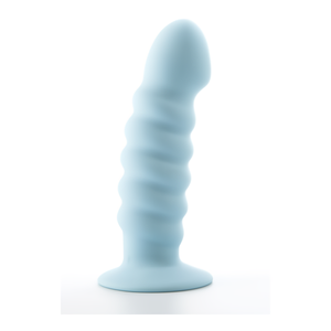 'Paris Silicone Dildo Met Zuignap 15 cm - Pastel Blauw'