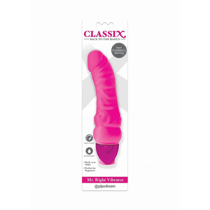 'Mr. Right Klassieke Vibrator Met Multi-Speed - Zwart'