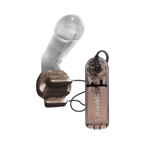 Pipedream Extreme Double Vibrating Glans Stimulator - Zwart