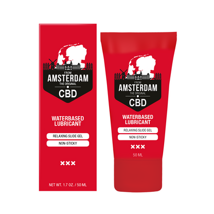 'Amsterdam CBD Glijmiddel op Waterbasis 50 ml - Kleurloos'