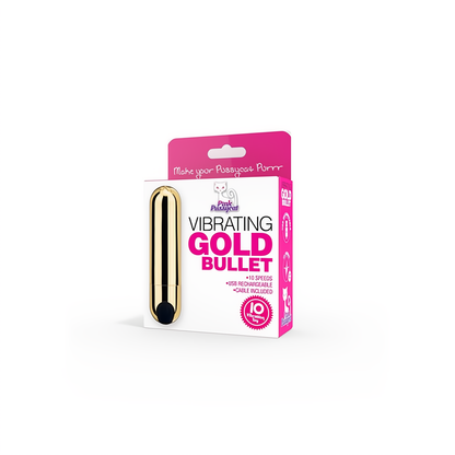 'Gouden Vibratie Bullet - USB Oplaadbaar & Splash-Proof'