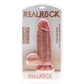 RealRock Dildo Extra Dik met Ballen 23 cm - Vleeskleurig