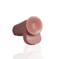 RealRock Dildo Extra Dik met Ballen 25,4 cm - Vleeskleurig