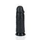 RealRock Dildo Extra Dik 23 cm Zonder Ballen - Zwart