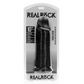 RealRock Dildo Extra Dikke Rechte 25,4 cm - Zwart