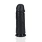 RealRock Dildo Extra Dikke Rechte 25,4 cm - Zwart