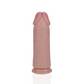 RealRock Rechte Dildo Extra Dik 25,4 cm - Huidkleurig