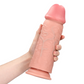 RealRock Rechte Dildo Extra Dik 25,4 cm - Huidkleurig