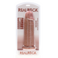 RealRock Dildo Extra Dik 25,4 cm Zonder Ballen - Bruin