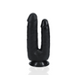 'Double Trouble Dubbele Dildo 12,7/15,2 cm - Zwart'