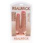 RealRock Dubbele Dildo 12,7/15,2 cm - Huidkleur