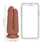 'RealRock Two in One Dildo Met Zuignap 12,7/15,2 cm - Tan'