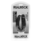 RealRock U Shaped Dubbele Dildo 12,7 cm - Zwart