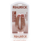 RealRock U Shaped Dubbele Dildo 12,7 cm - Tan