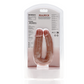 RealRock U Shaped Dubbele Dildo 12,7 cm - Tan