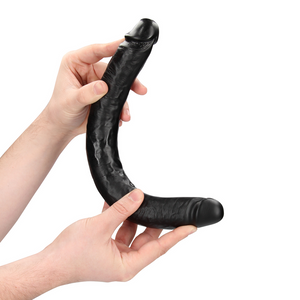 'Slim Double Ended Dildo 35,6 cm - Zwart'