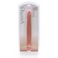 RealRock Slank Dubbelzijdige Dildo 35,6 cm - Vleeskleurig