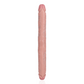 RealRock Slank Dubbelzijdige Dildo 35,6 cm - Vleeskleurig