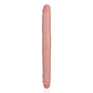 RealRock Slank Dubbelzijdige Dildo 35,6 cm - Vleeskleurig