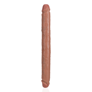 'Slim Double Ended Dildo 35,6 cm - Tan'