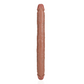 'Slim Double Ended Dildo 35,6 cm - Tan'