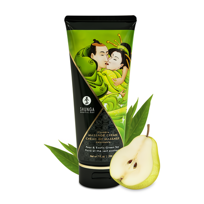 'Kissable Massagecrème Peer & Groene Thee 200 ml - Eetbaar'