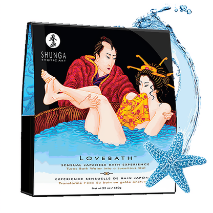 'Shunga Lovebath Ocean Temptations Gelervaring 575 gram - Blauw'