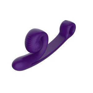 Snail Vibe Curve Dubbele Vibrator met Slide'n'Roll Technologie - Paars