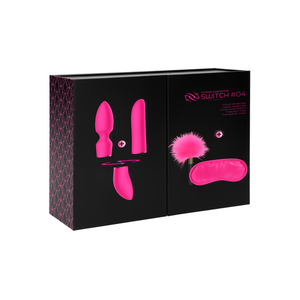 'Luxe Pleasure Kit #4 met Verwisselbare Vibrator Opzetstukken - Zwart'