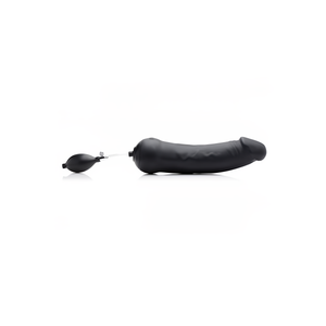 Toms Opblaasbare Siliconen Dildo 33,7 cm - Zwart