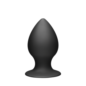 'Premium Silicone Butt Plug met Zuignapbasis - Zwart'