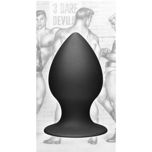 'Premium Silicone Butt Plug met Zuignapbasis - Zwart'