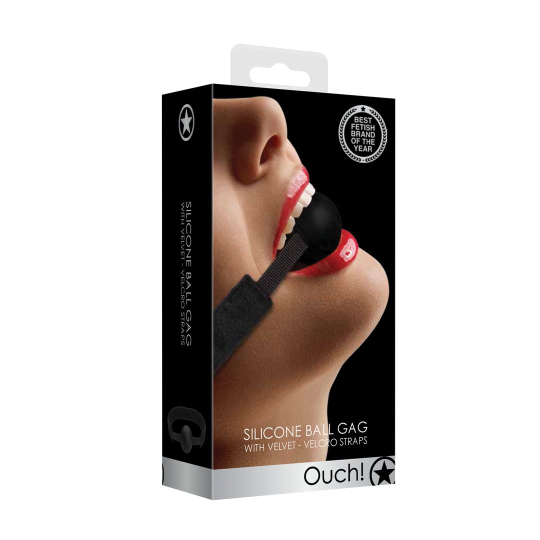 Adjustable Silicone Ball Gag - EroticToyzProducten,Toys,Fetish,Gags,,GeslachtsneutraalOuch! by Shots