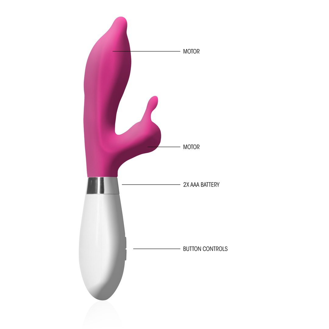 Adonis - Rechargeable Vibrator - EroticToyzProducten,Toys,Vibrators,Rabbit Vibrators,,VrouwelijkLuna by Shots