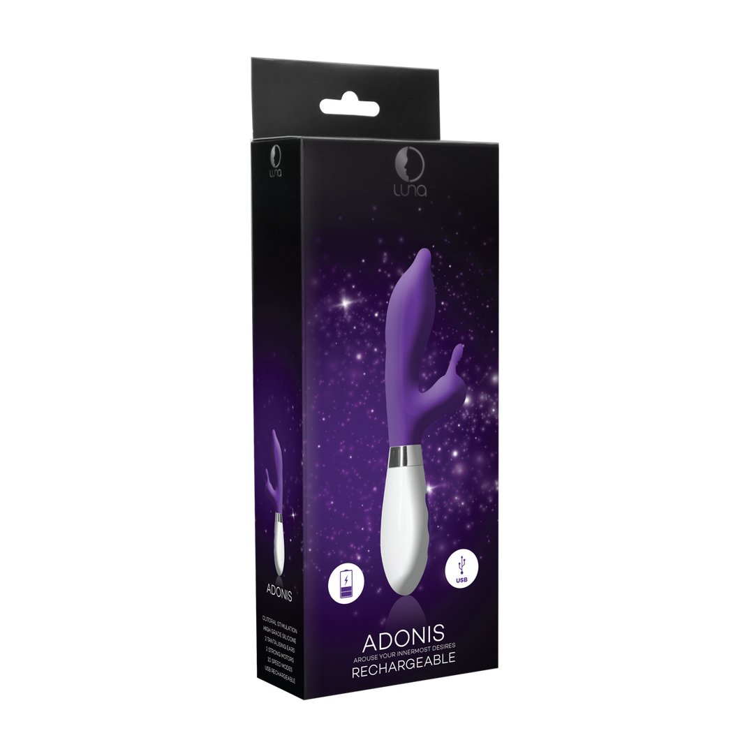 Adonis - Rechargeable Vibrator - EroticToyzProducten,Toys,Vibrators,Rabbit Vibrators,,VrouwelijkLuna by Shots