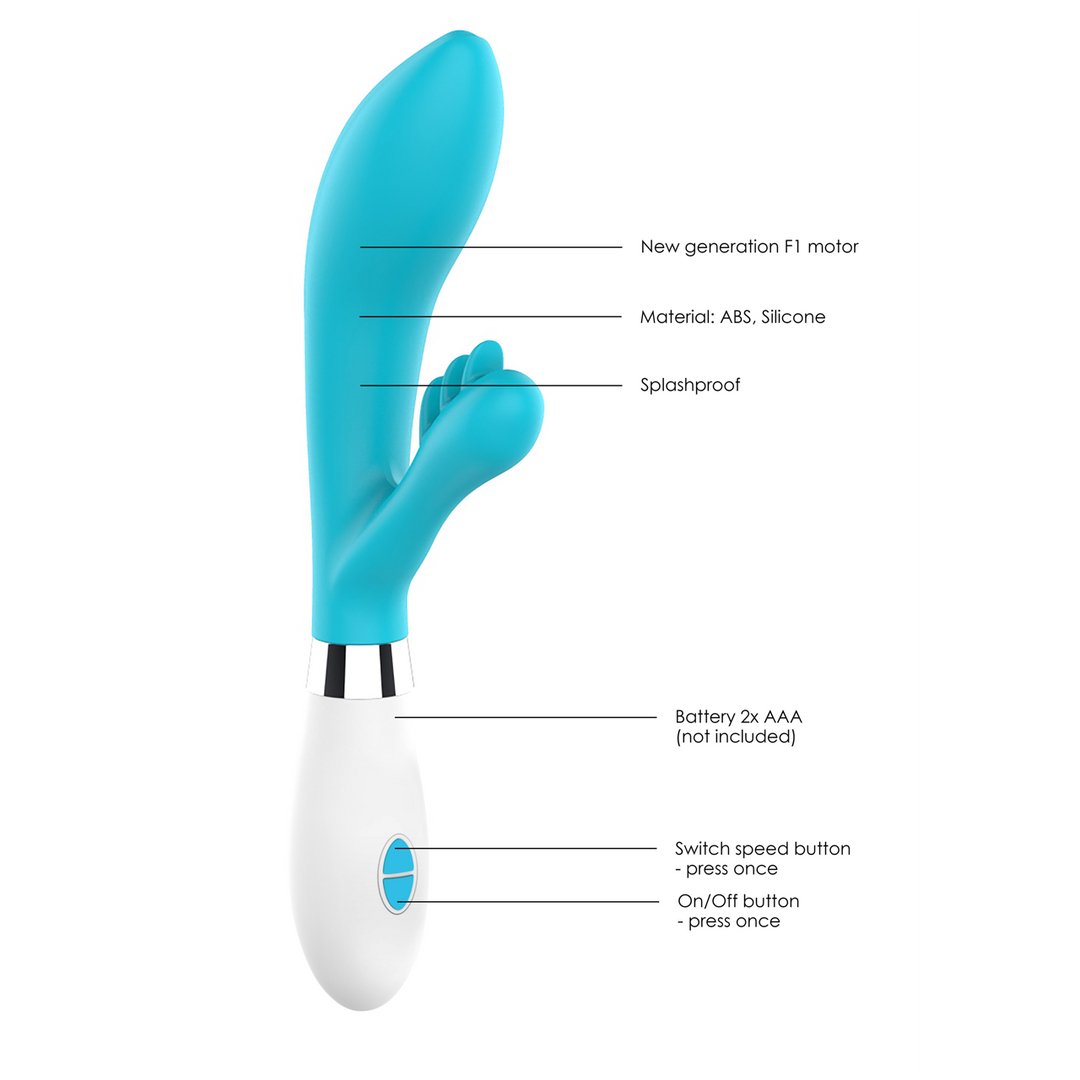 Agave - Clitoris and Vagina Vibrator - EroticToyzProducten,Toys,Vibrators,Rabbit Vibrators,,VrouwelijkLuminous by Shots