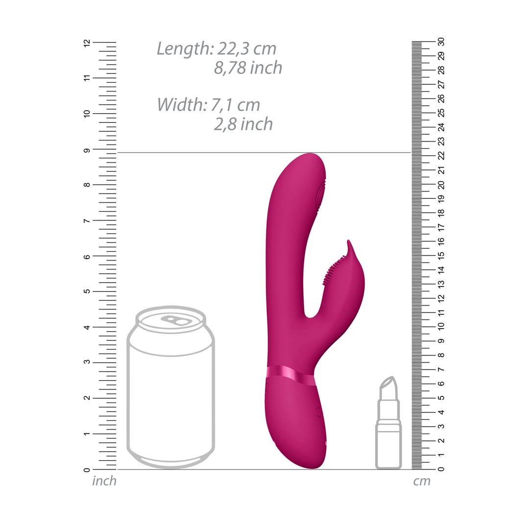 Aimi - Pulse Wave Vibrating G - Spot Rabbit - Pink - EroticToyzProducten,Toys,Vibrators,G - Spot Vibrator,Rabbit Vibrators,,VrouwelijkVIVE by Shots