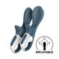 Air Pump Booty 2 - Dark Grey - EroticToyzProducten,Toys,Anaal Toys,Buttplugs Anale Dildo's,Buttplugs Anale Dildo's Vibrerend,Dildos,Opblaasbaar,,GeslachtsneutraalSatisfyer