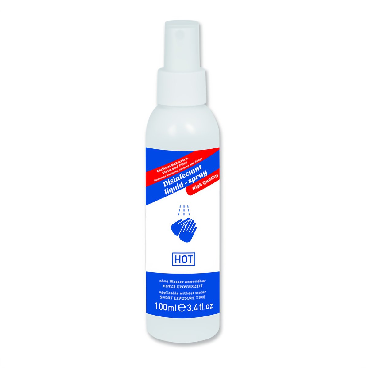 Alcoholic Hand Disinfectant Spray - 100 ml - EroticToyzProducten,Veilige Seks, Verzorging Hulp,HygiÃ«ne,Reinigingsmiddelen en Deodorant,Outlet,,GeslachtsneutraalHOT