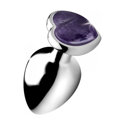 Amethyst Heart - Butt Plug - Large - EroticToyzProducten,Toys,Anaal Toys,Buttplugs Anale Dildo's,Buttplugs Anale Dildo's Niet Vibrerend,Outlet,,GeslachtsneutraalXR Brands